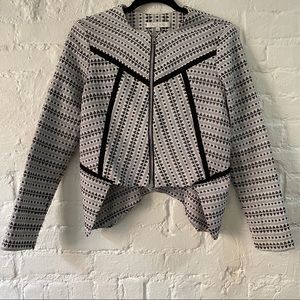 Alexis White and Black Blazer